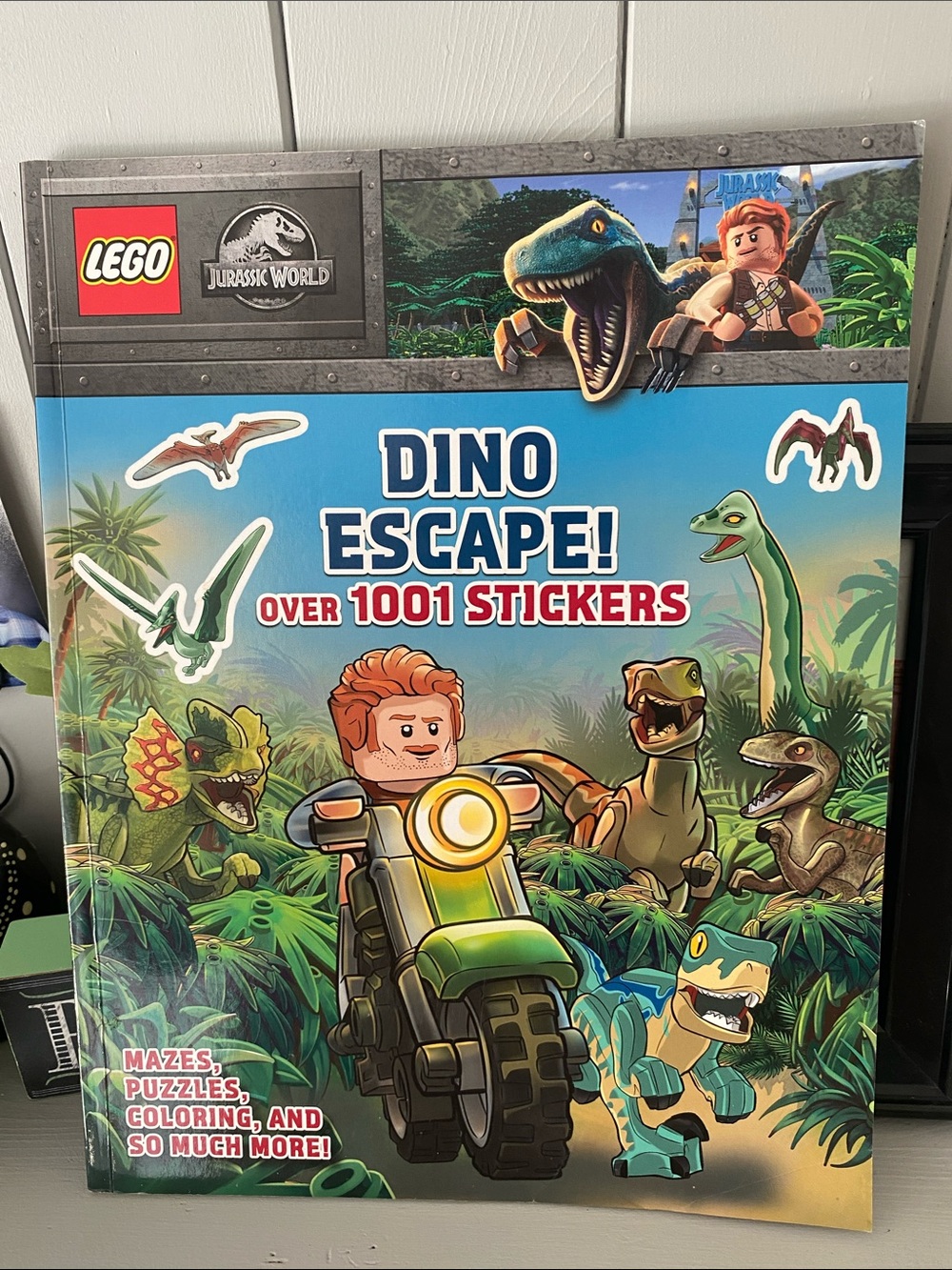 NEW🌈 LEGO Jurassic World Dino Escape Sticker Book DIY Activities